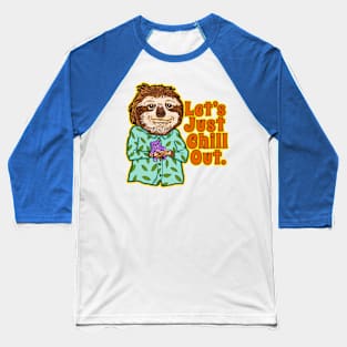 SECOND NATURE Sleep Sloth Baseball T-Shirt